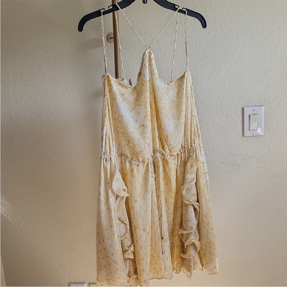 Alexis Hugo Halter Ruffle Mini Dress - Picture 4 of 11